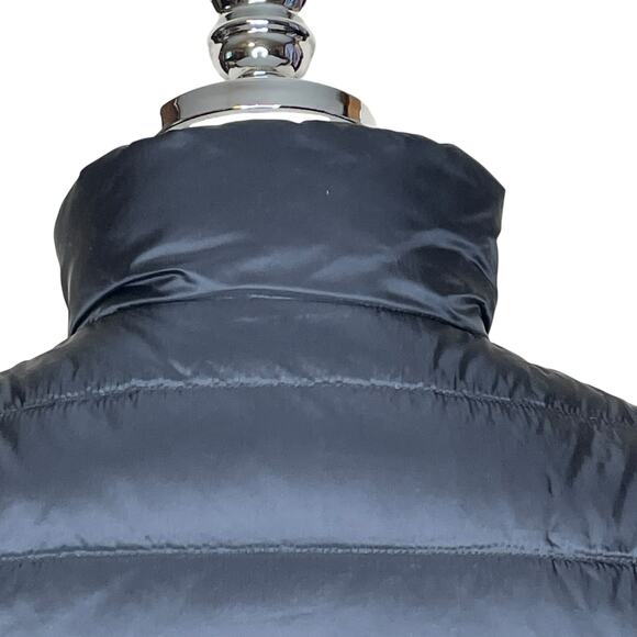 Talbots Women’s S Down Filled Puffer Quilted Vest Zio Pockets Stand Collar EUC - Picture 9 of 11